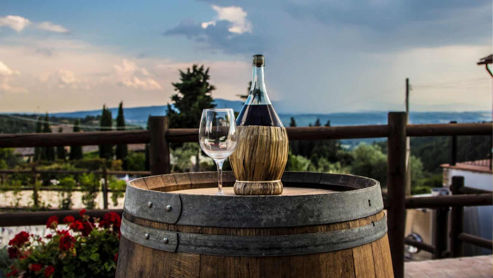 vini del chianti della toscana