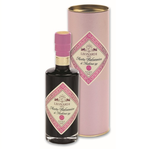 Leonardi Aceto Balsamico di Modena 2 travasi i.g.p ROSA