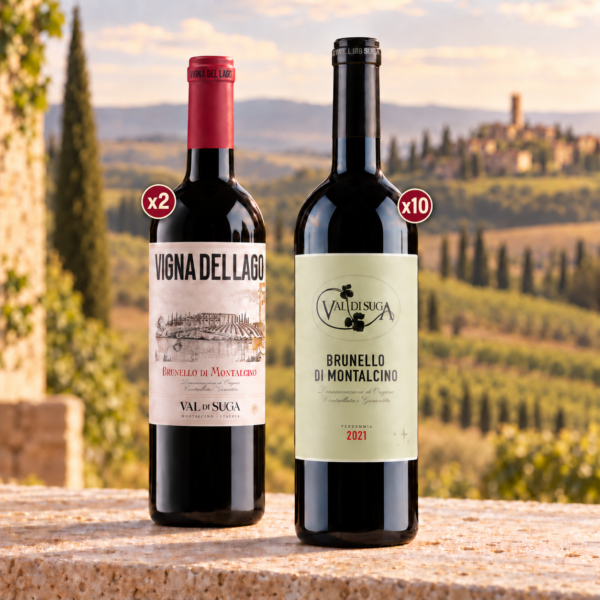 12-Bottles Case Brunello di Montalcino Val di Suga
